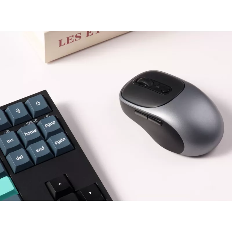Keychron BM24-C61 Rato Sem Fios Tri-Mode PAW3212 Cinzento Metal