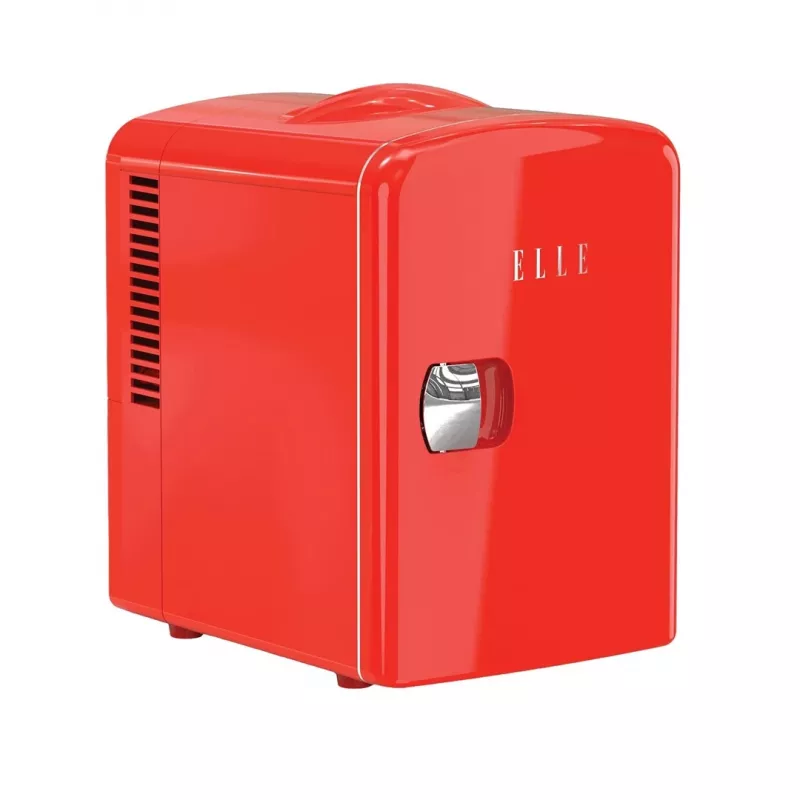 ELLE Home ESDAF101RDEU Mini Frigorífico 4L Vermelho