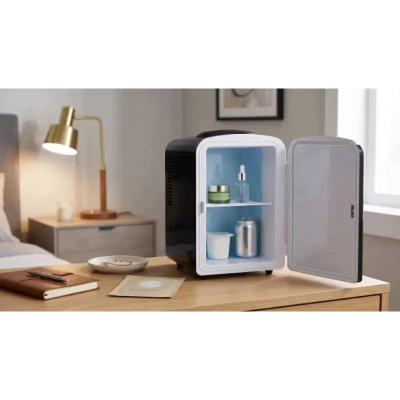 ELLE Home ESDAF101BKEU Mini Frigorífico 4L Preto