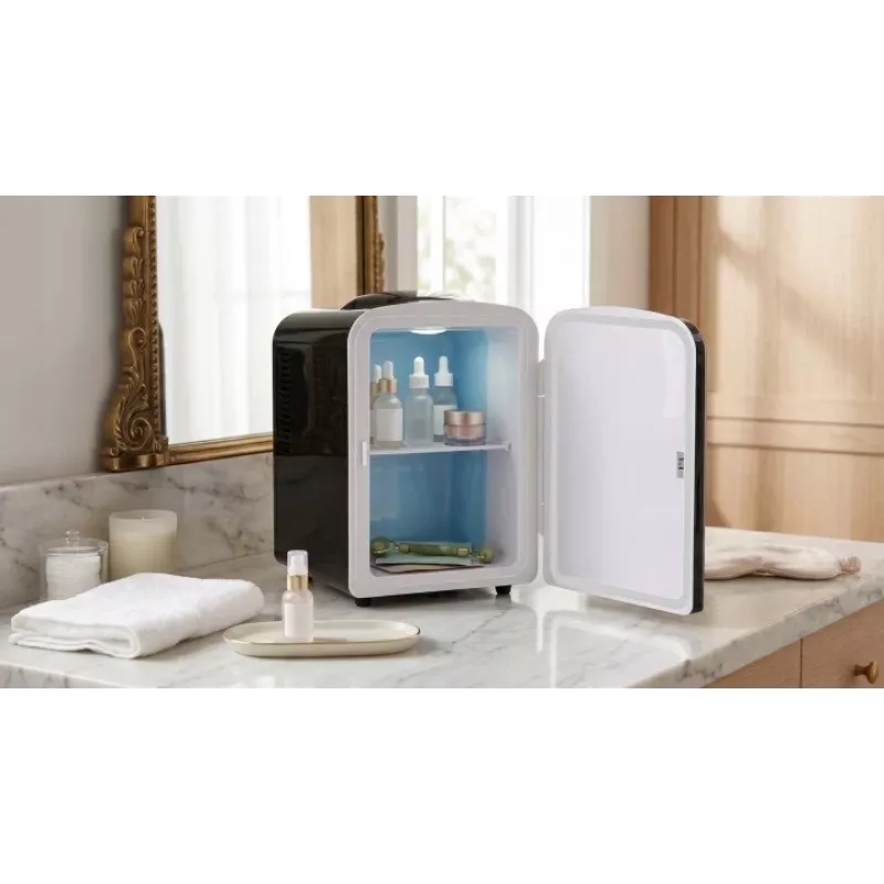 ELLE Home ESDAF101BKEU Mini Frigorífico 4L Preto