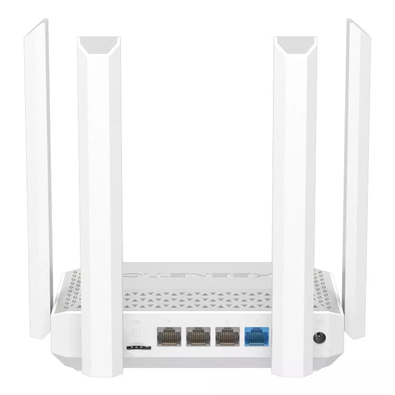 Keenetic Speedster Router 4G+ AC1200 Dual-Band Wi-Fi 5, 4G LTE Cat 4, 5x Fast Ethernet, USB 2.0, Suporte Mesh