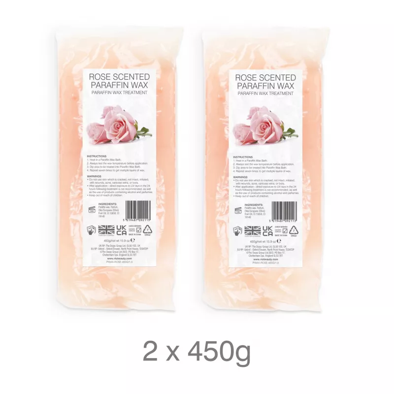RIO PWAX-EU/1,1 Aquecedor de banho de parafina - 200W, capacidade 2,3kg, branco com detalhes lilás