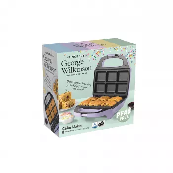Giles & Posner EK5921GSBLVDE Máquina de bolos - 700W, 7 queques, antiaderente, preto