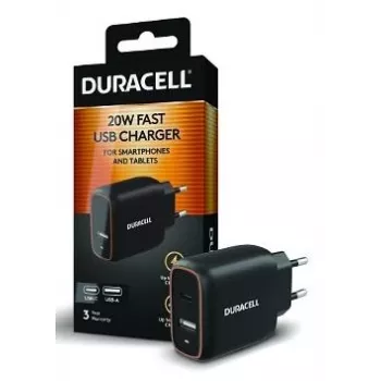 Duracell 20W 1C+1A Carregador USB