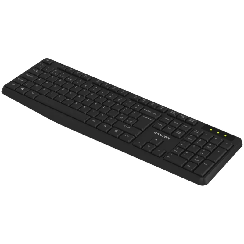 CANYON Teclado KB-W01 sem fios preto