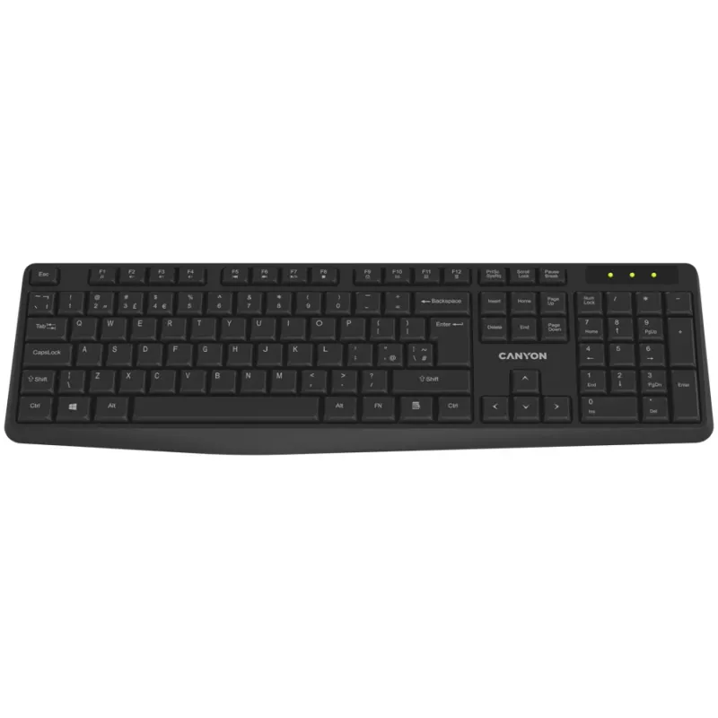 CANYON Teclado KB-W01 sem fios preto