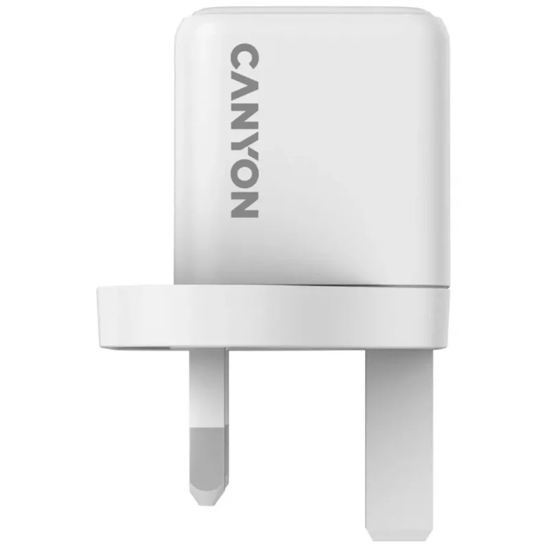 CANYON CU20C Carregador de parede GaN 20W USB-C PD UK branco