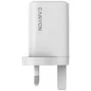 CANYON CU45AC Carregador de parede GaN 45W 2xPD UK branco