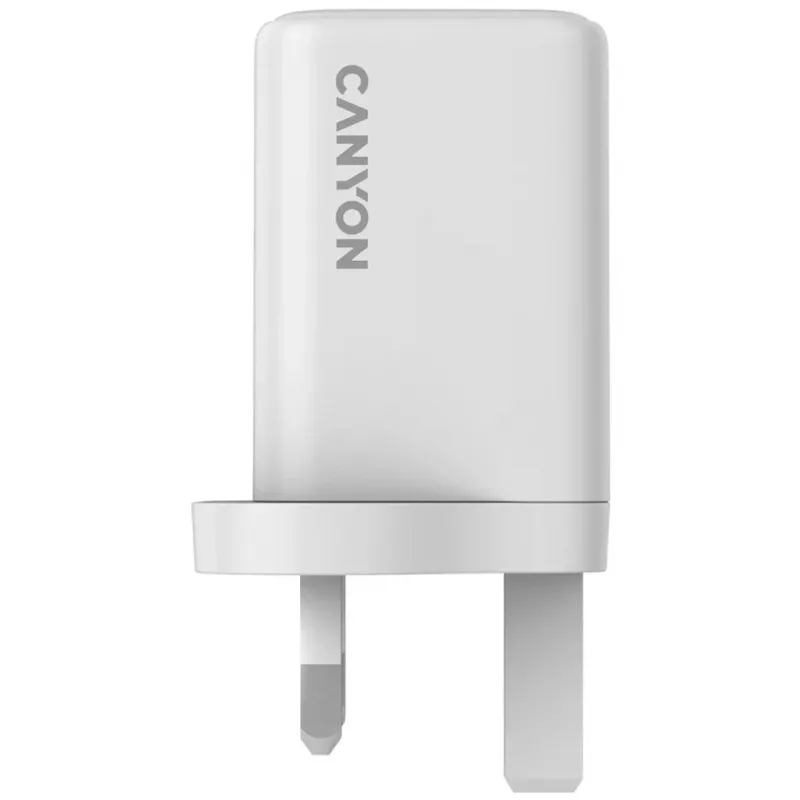 CANYON CU45AC Carregador de parede GaN 45W 2xPD UK branco
