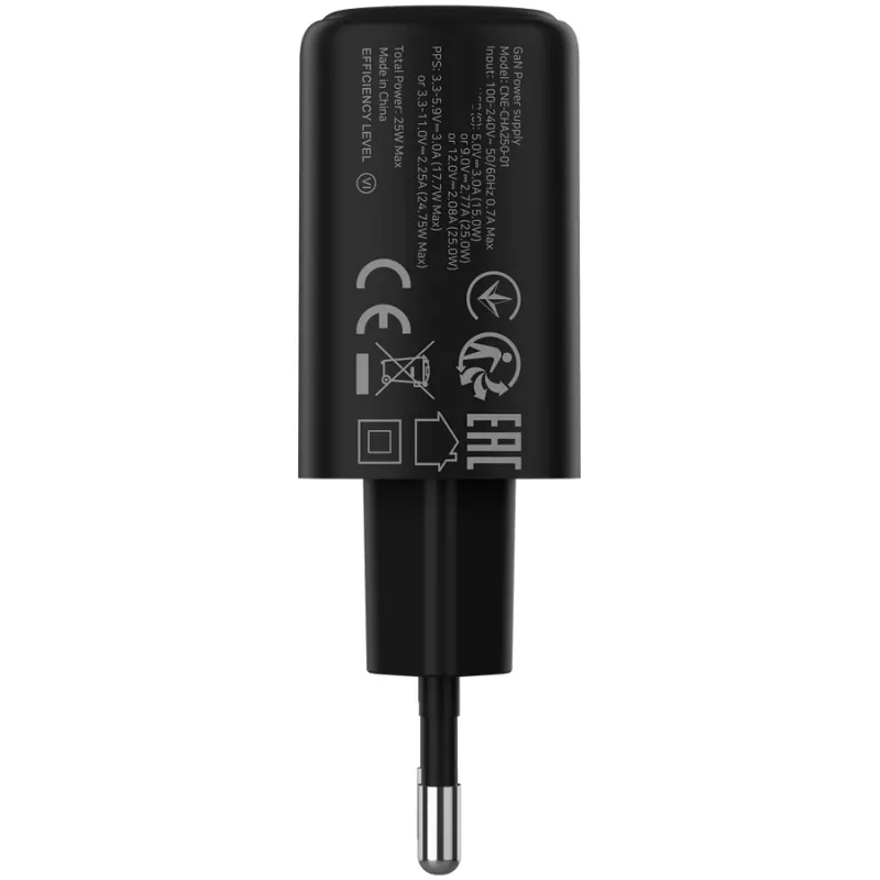 CANYON OnCharge 250 Carregador de parede 25W 1xPD EU preto