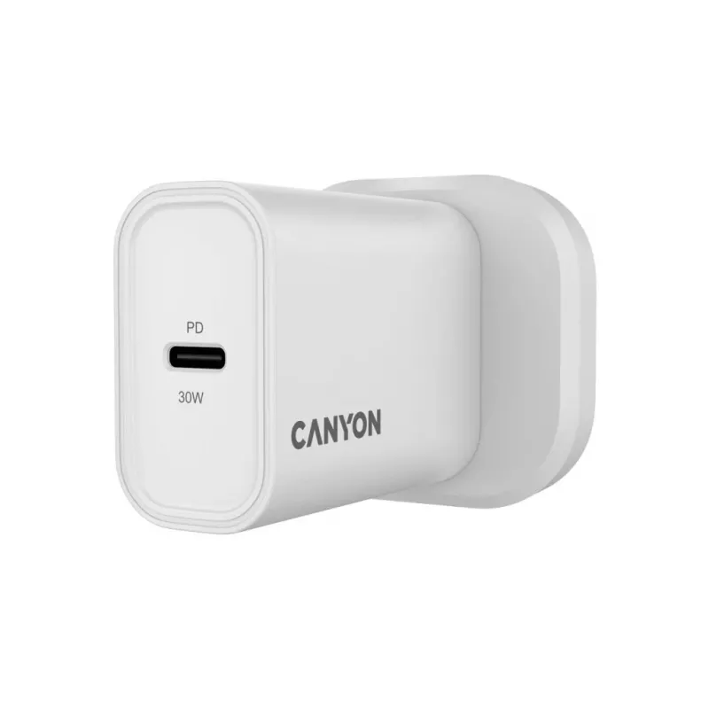 CANYON OnCharge 30CL Max Power Carregador de parede 30W 1xPD UK branco