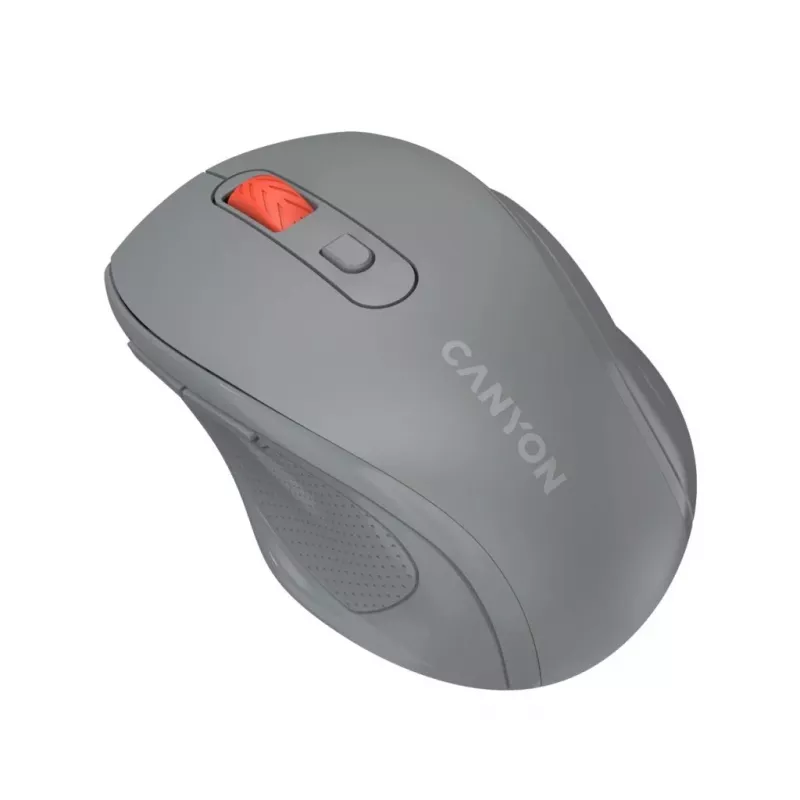 Canyon Rato ótico sem fios 2,4 GHz de 6 botões, cinzento-escuro