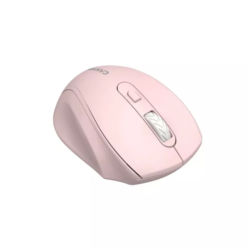 Canyon Rato ótico sem fios 2,4 GHz de 6 botões, rosa