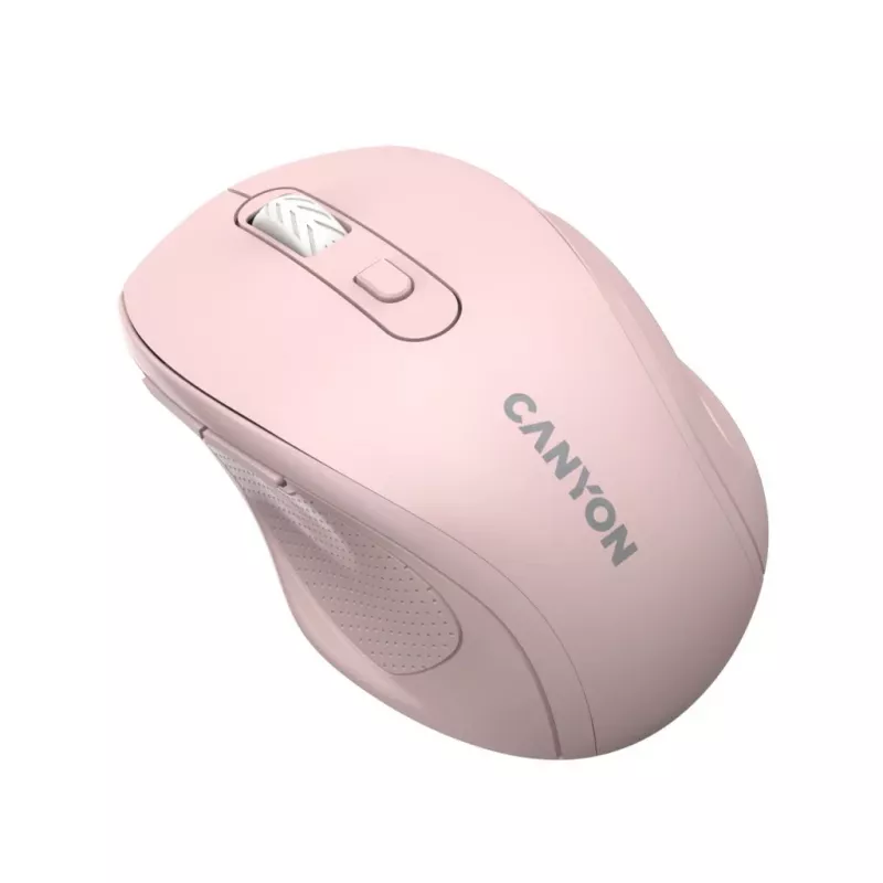 Canyon Rato ótico sem fios 2,4 GHz de 6 botões, rosa