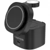 Canyon Suporte de carregamento sem fios 4 em 1, 30W máx., tamanho: 70x70x70,3mm, peso: 414g, com cabo de 1M, preto