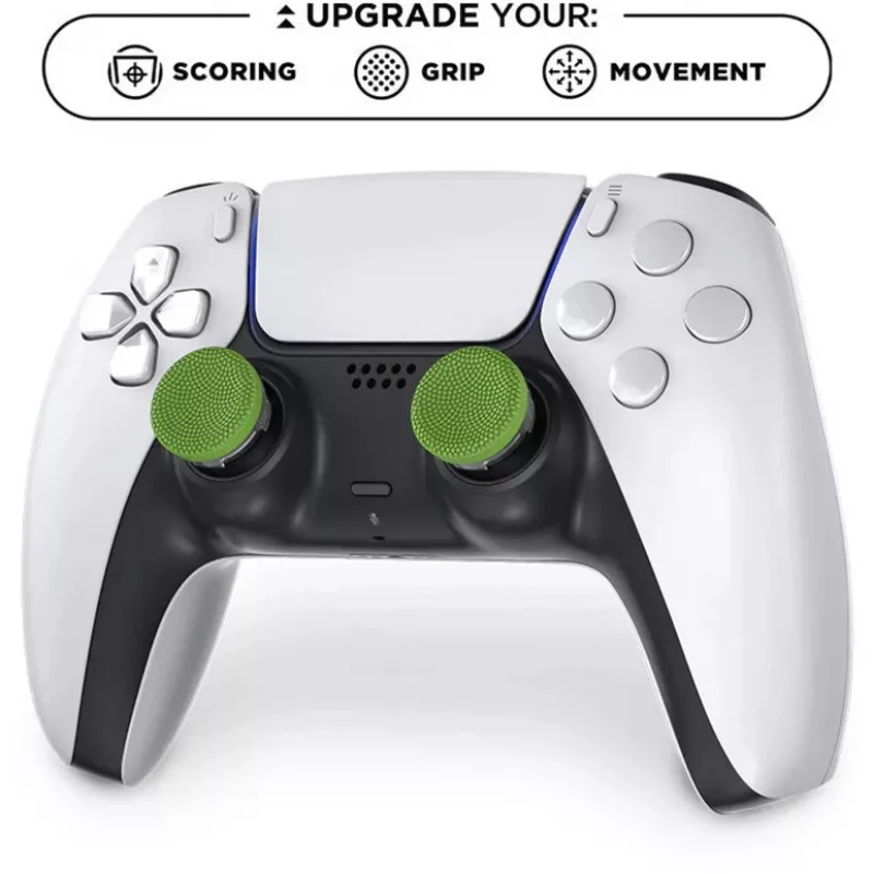 SteelSeries KontrolFreek Precision Sports Thumbsticks Football Edition (Verde/Preto, 2 unid., para comando PlayStation 5/4)