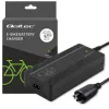 Carregador rápido Qoltec para bicicleta elétrica e trotinete elétrica 36V | 42V | 4A | ficha Bosch + cabo de alimentação