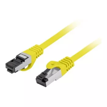 Cabo de rede Lanberg S/FTP Cat.8.1 2m LSZH CU amarelo Fluke testado