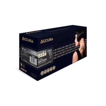 ACCURA Cartucho de toner Compatível Brother TN-326BK Preto