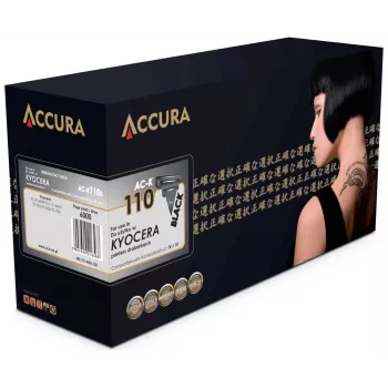Accura Cartucho de toner Compatível para Kyocera TK-1140 (Preto, 7200 páginas)