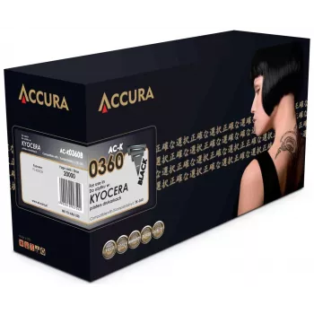Accura Toner Kyocera (TK-360) substituto - preto, alto rendimento, 20.000 páginas
