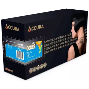 Accura Toner HP n.º 130A (CF352A) cartucho de toner laser compatível amarelo
