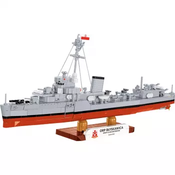 COBI ORP Błyskawica Contratorpedeiro Kit de Montagem em Plástico 1:300