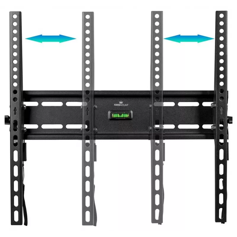 Suporte de parede para TV inclinável KINGMOUNT KG-1004 para ecrãs de 23-65 polegadas, VESA 100x100 a 400x400, até 45 kg
