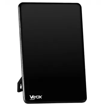 VAYOX VA0091 Antena interior DVB-T/T2 com amplificador, Preto