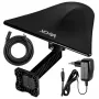 Antena externa ativa VAYOX DigiActiv VA0023 DVB-T/T2 4G LTE VHF UHF preta
