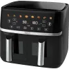 Fritadeira de ar quente dupla Kernau KSAF 1017 EB Duo 10.2 L preta