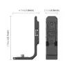 PULUZ Suporte adaptador horizontal vertical com parafuso de 1/4 polegadas e sistema GoPro para Insta360 X4 / Insta360 X5 / PU982B