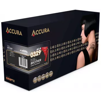 Accura Cartucho de toner de substituição Brother TN-329M (magenta, 6.000 páginas)