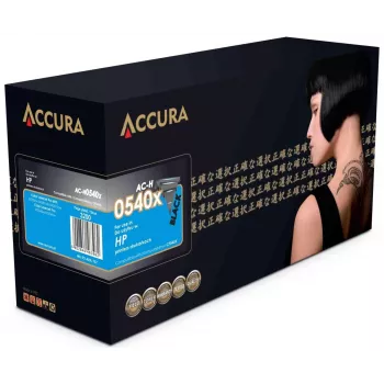 ACCURA HP N.º 203X (CF540X) toner de substituição preto alto rendimento cartucho laser compatível