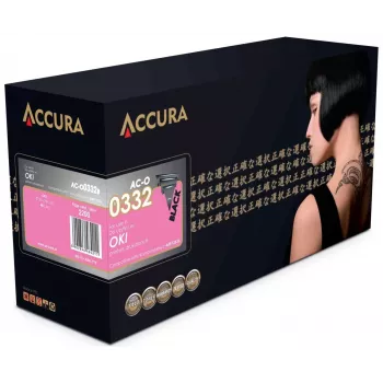 ACCURA Cartucho de toner compatível preto OKI 44973536 de substituição