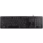 Teclado de membrana com fio retroiluminado Accura Artesia ACC-K1408, tamanho completo QWERTY, LED multicolor, preto
