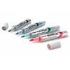 Conjunto de marcadores de quadro branco Pentel Maxiflo Flex-Feel, cores mistas, 2,0 - 5,0 mm, 4 unid.