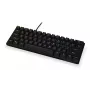 Teclado gaming mecânico KRUX Qara 60%, Outemu Red, preto, KRX0137