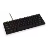 Teclado gaming mecânico KRUX Qara 60%, Outemu Red, preto, KRX0137