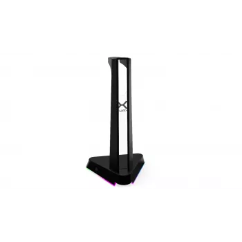 Suporte para headset KRUX Rivt com iluminação RGB, preto (KRXG003)