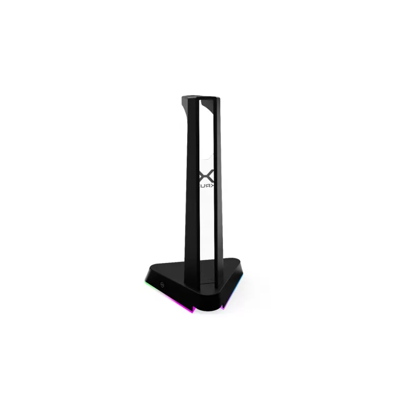 Suporte para headset KRUX Rivt com iluminação RGB, preto (KRXG003)