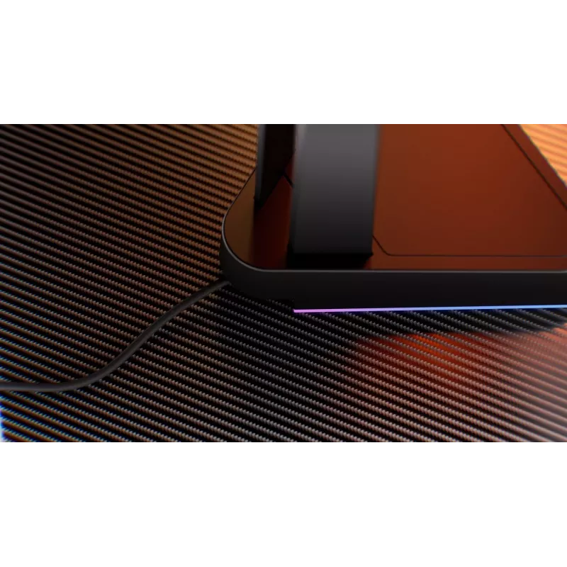 Suporte para headset KRUX Rivt com iluminação RGB, preto (KRXG003)