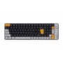 Teclado mecânico KRUX Zyro 96% Gateron Yellow PRO RGB Tri-Mode preto