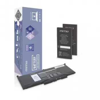 Bateria MITSU para Dell Latitude 7390, 7490, 5800 mAh (44Wh) 7,6 Volt