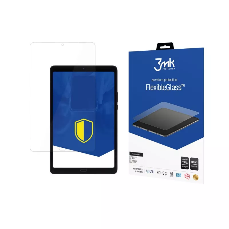 3MK PROTECTION Película de proteção de ecrã FlexibleGlass para Xiaomi Mi Pad 4 Plus (10,1 polegadas) - transparente, 0,3 mm, dureza 7H, revestimento oleofóbico, aplicação sem bolhas