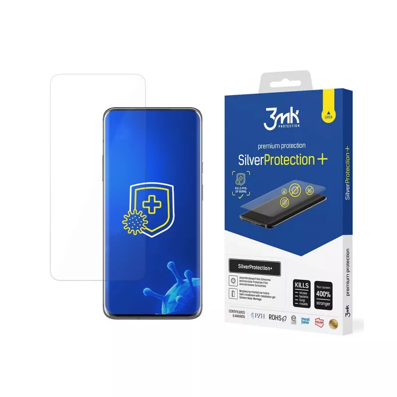 Protetor de ecrã antibacteriano 3MK SilverProtection+ para OnePlus 7 Pro