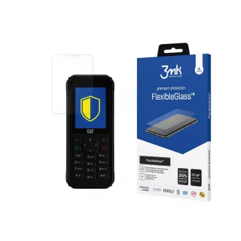 Película de proteção de ecrã 3MK Hybrid Glass FlexibleGlass para CAT B40