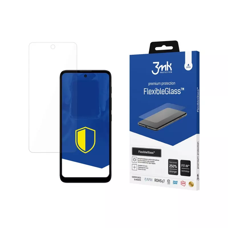 Película de proteção de ecrã 3MK FlexibleGlass para Motorola Moto E40, pack de 1