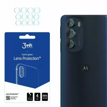 Película de proteção de ecrã 3MK para Motorola Edge 30 - Resistente a choques, resistente a riscos, transparente - pack de 4