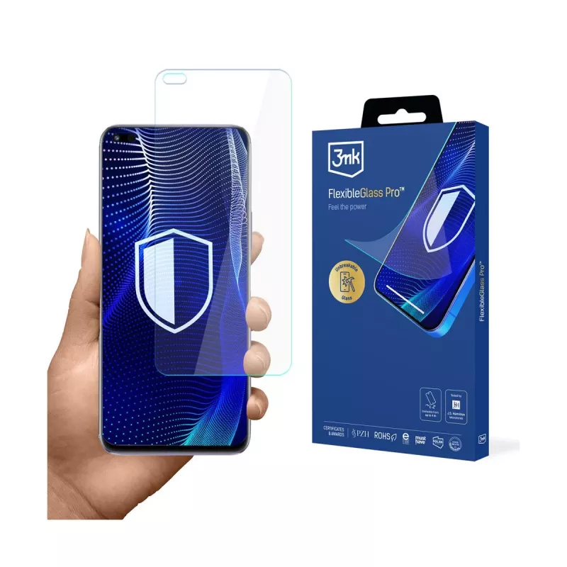 Película protetora de ecrã 3MK PROTECTION FlexibleGlass Pro para Huawei Nova 8i